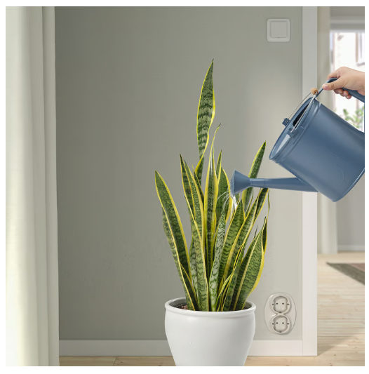 ÅKERBÄR Watering can, in/outdoor dark blue, 5 l