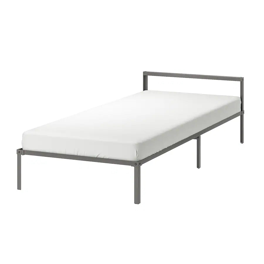 IKEA GRIMSBU Bed frame, grey, 90x200 cm