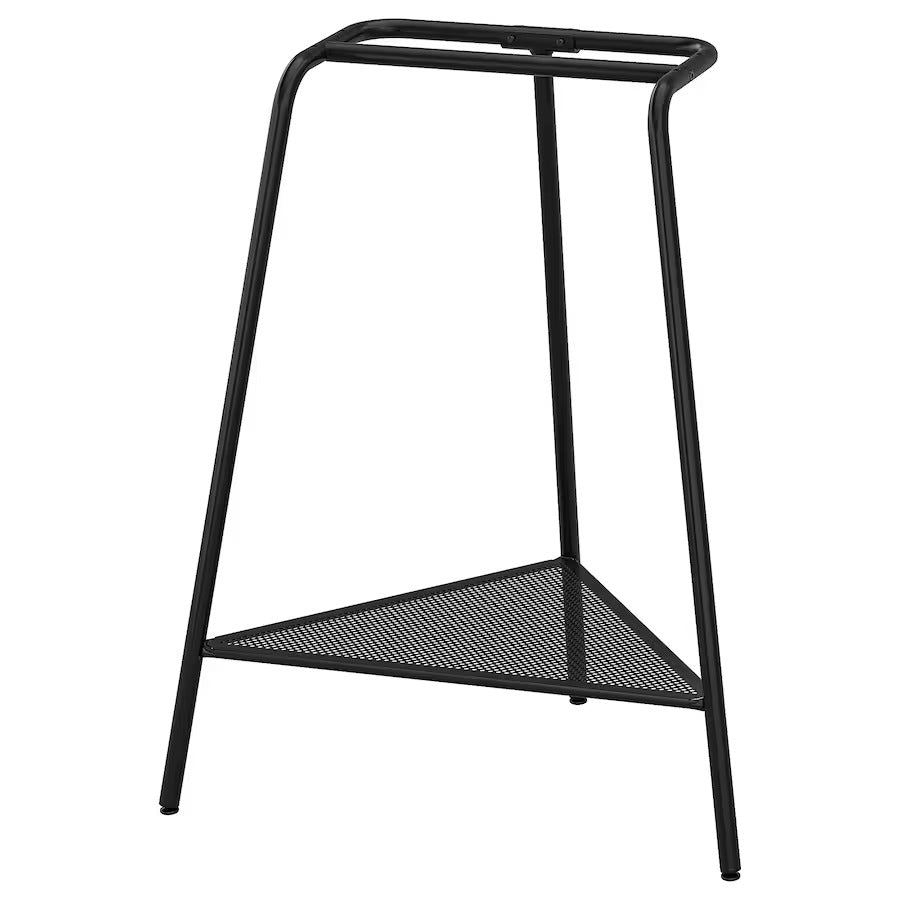 IKEA MELLTORP/TILLSLAG Desk, white/black metal, 125x75 cm