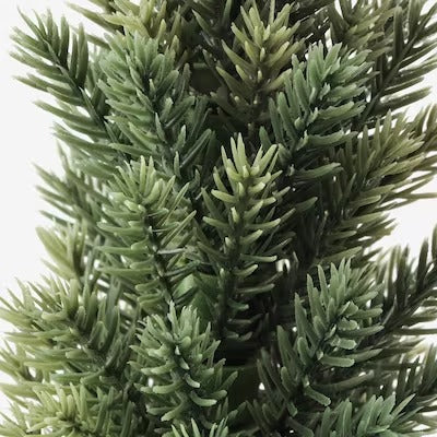 IKEA VINTERFINT Artificial potted plant with pot, in/outdoor/Christmas tree green, 6 cm