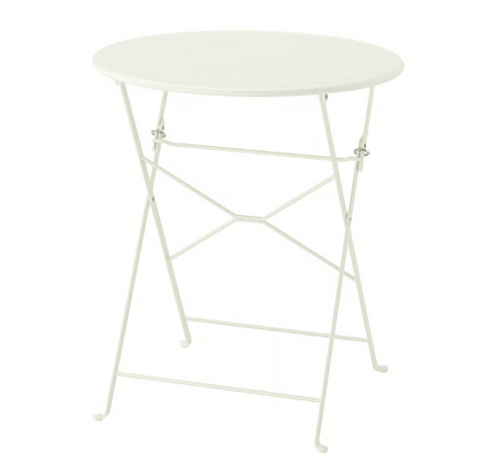 SUNDSÖ Table, off-white outdoor, 65 cm