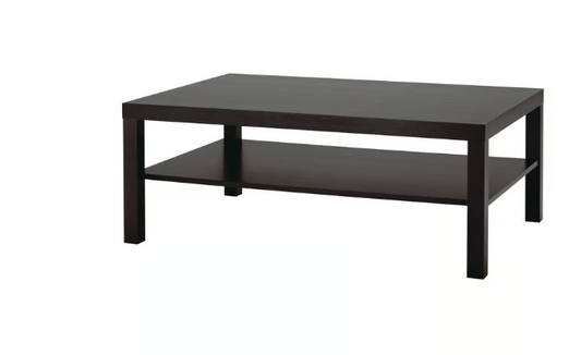 LACK Coffee table, black-brown, 118x78 cm