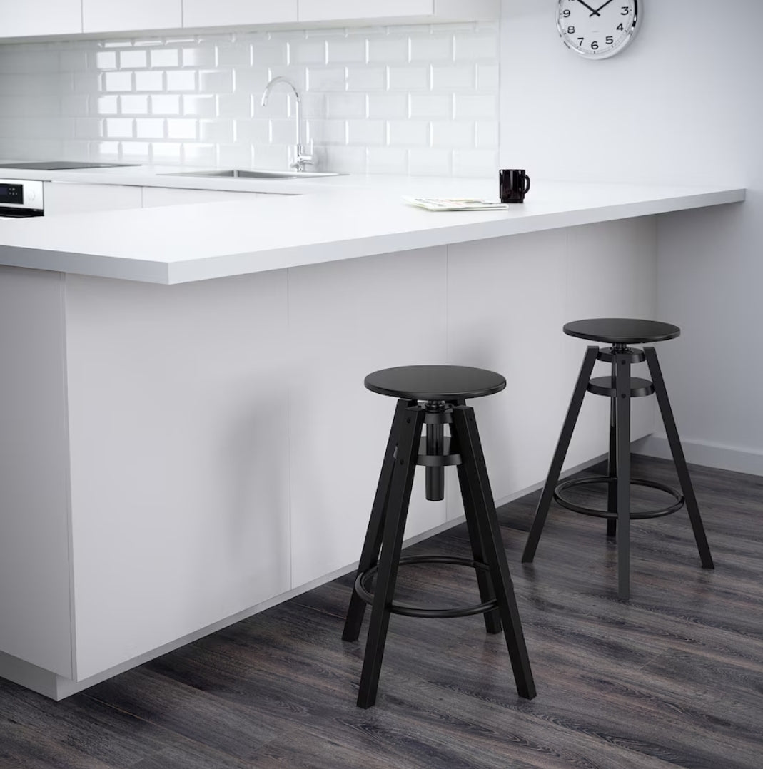 IKEA DALFRED Bar stool, black