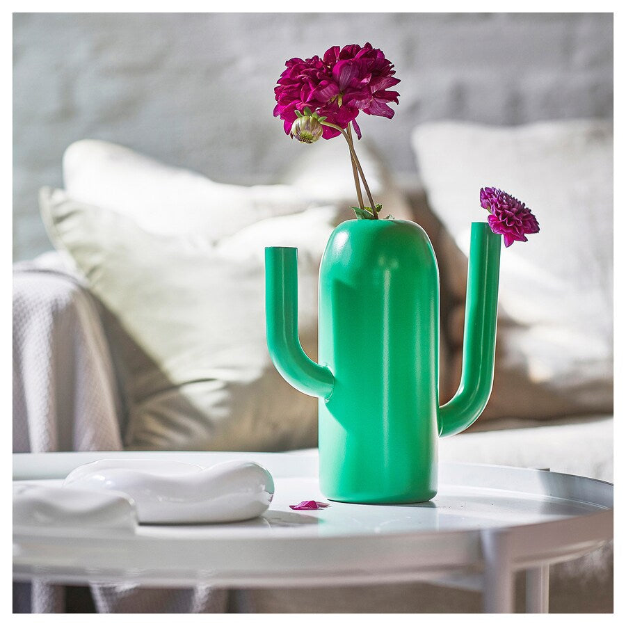 IKEA ÄRTBUSKE Vase/watering can, bright green, 24 cm