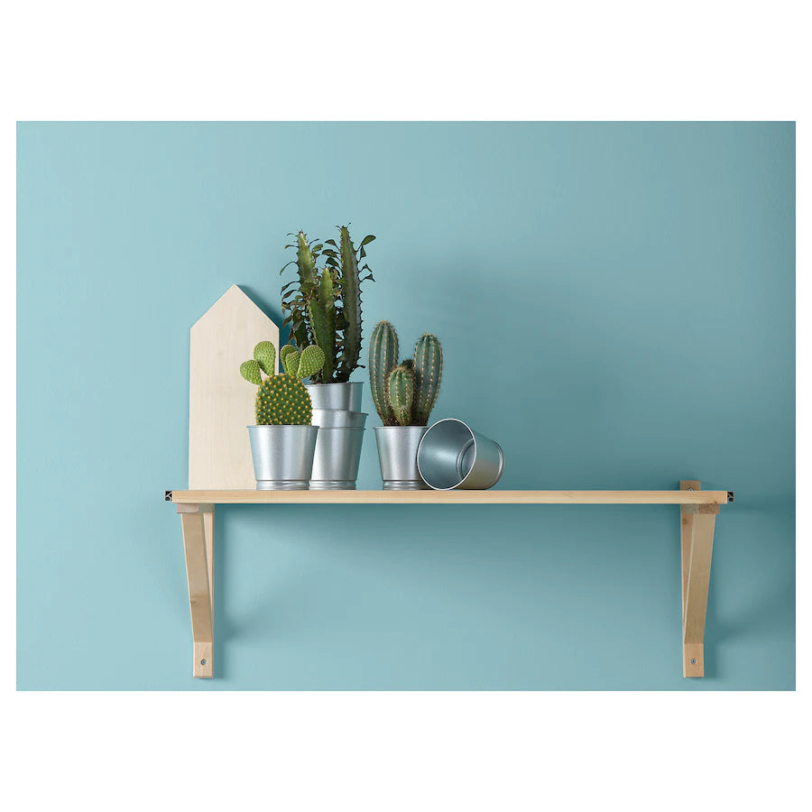 IKEA BINTJE Plant pot, galvanised, 9 cm
