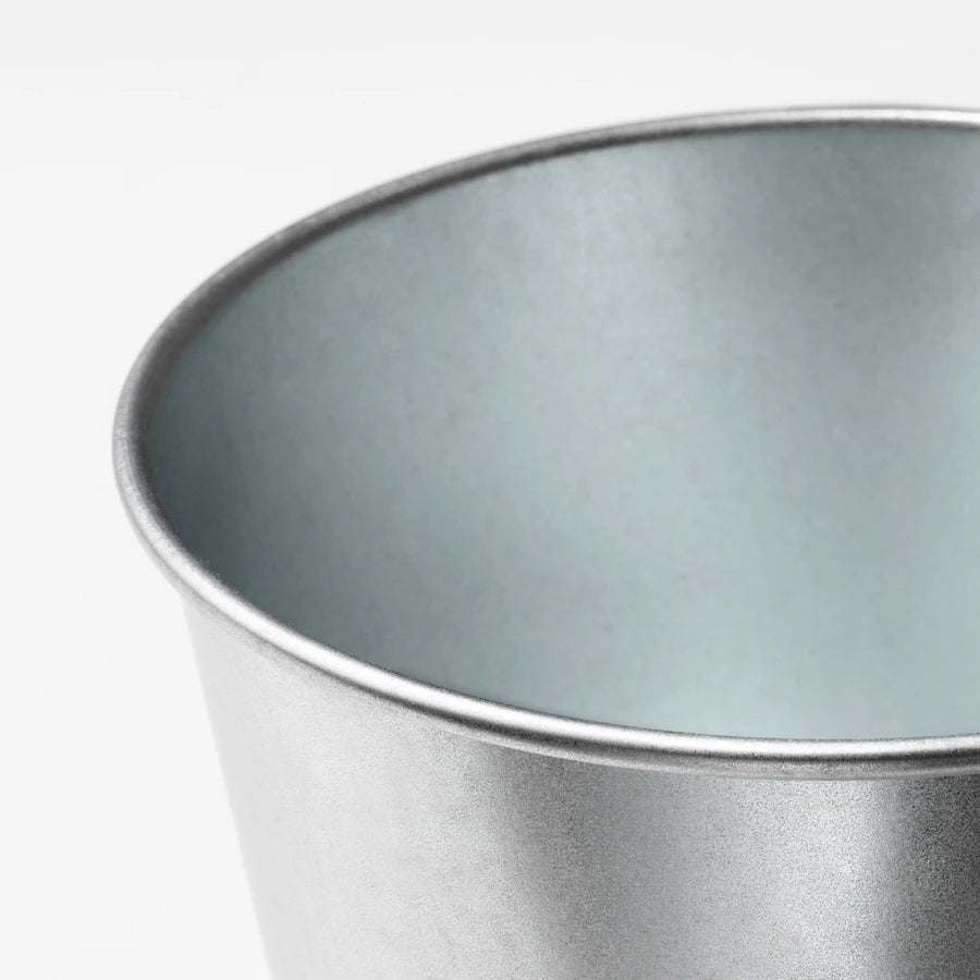 IKEA BINTJE Plant pot, galvanised, 9 cm