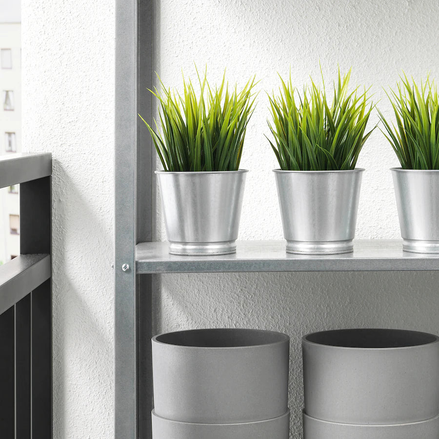 IKEA BINTJE Plant pot, galvanised, 9 cm
