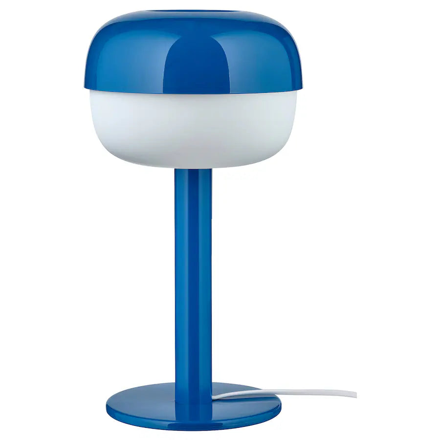 IKEA BLÅSVERK Table lamp, blue, 36 cm