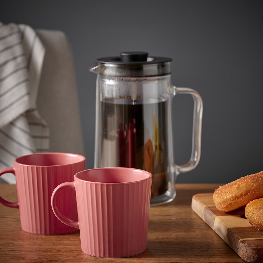 IKEA KEJSERLIG Mug, dark pink, 30 cl