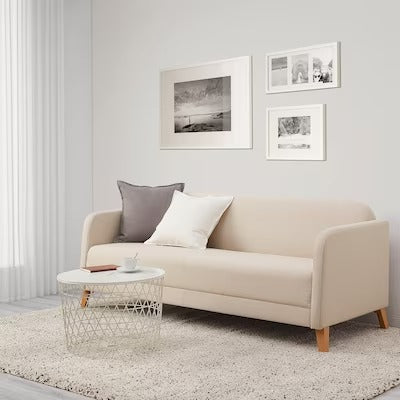 IKEA LINANÄS 3-seat sofa, Vissle beige