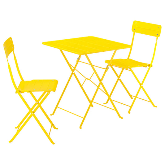 SUNDSÖ
Folding chair, bright yellow outdoor