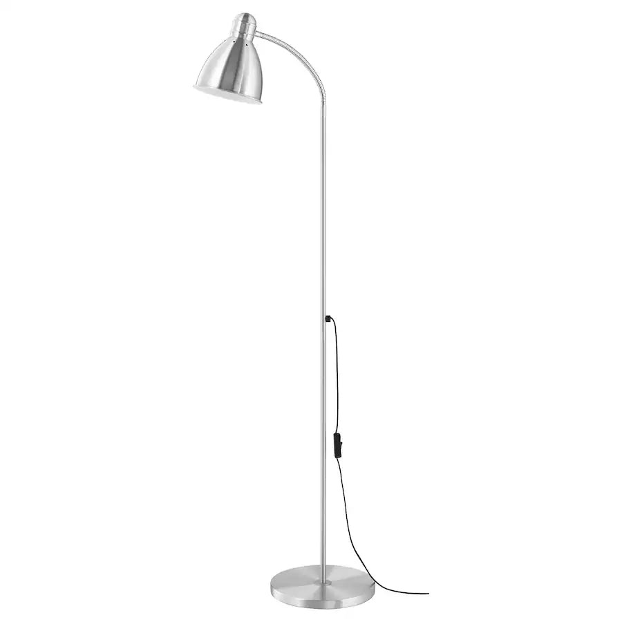 LERSTA
Floor/reading lamp, aluminium chrome effect