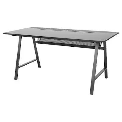 IKEA UTESPELARE Gaming desk, black, 160x80 cm
