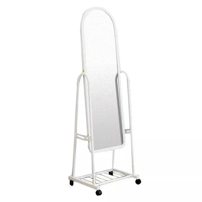Mirror with wheels
