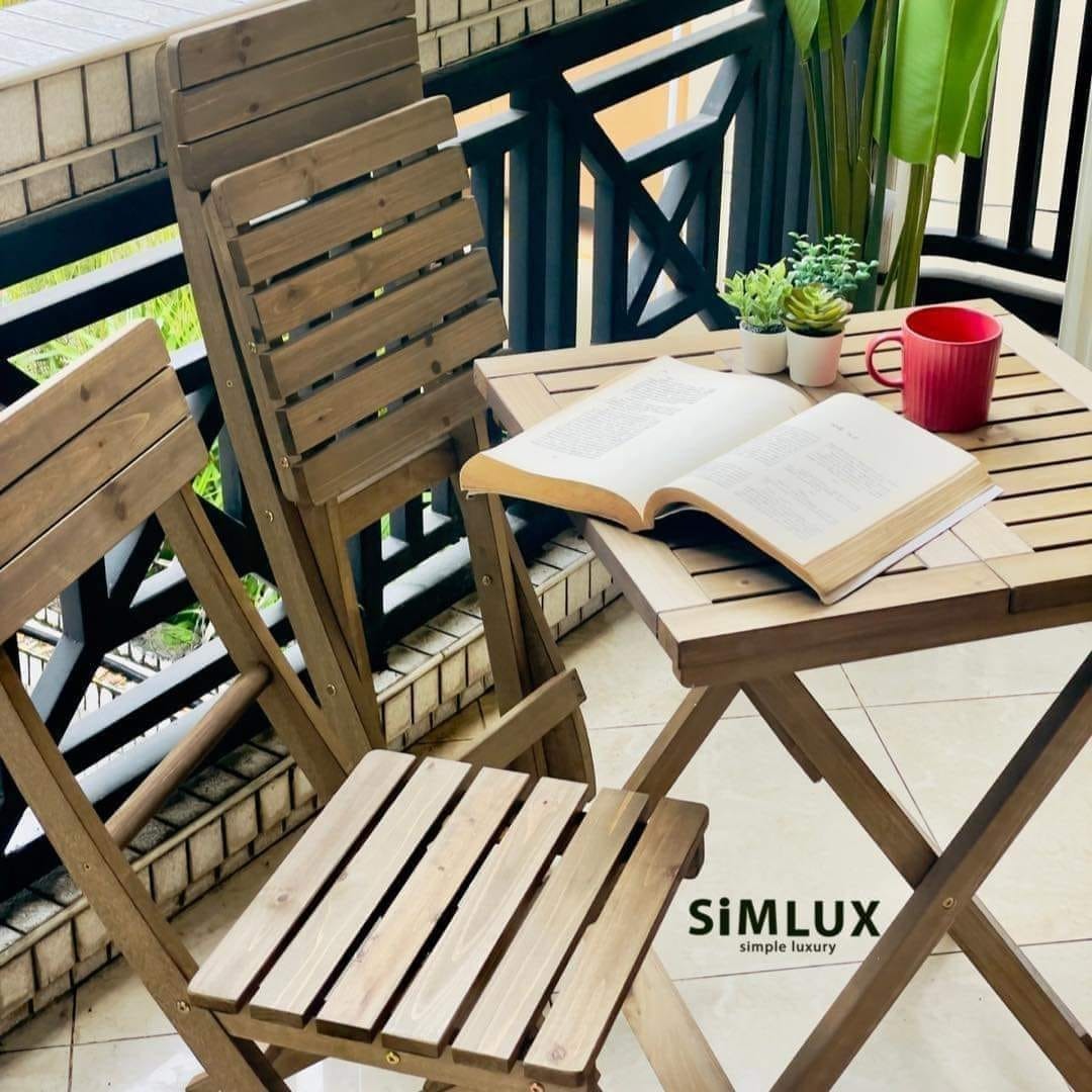 SiMLUX Garden Table Set