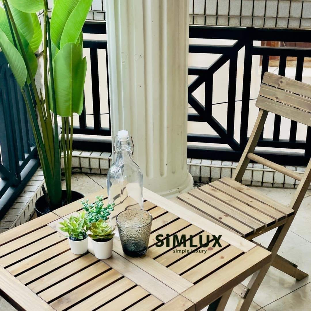 SiMLUX Garden Table Set