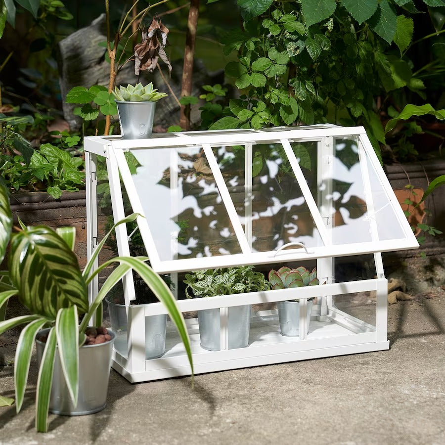 IKEA ÅKERBÄR Greenhouse, in/outdoor/white, 45 cm