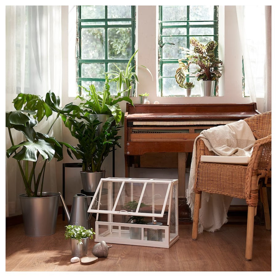 IKEA ÅKERBÄR Greenhouse, in/outdoor/white, 45 cm