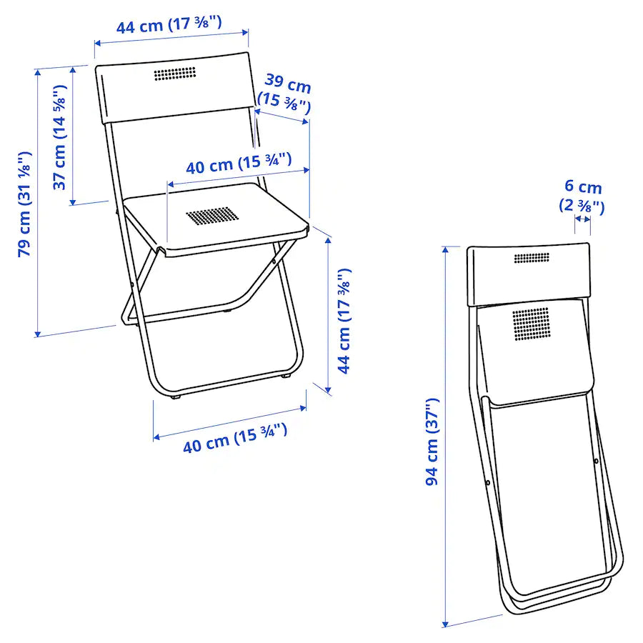 IKEA FEJAN - Chair & Table Set