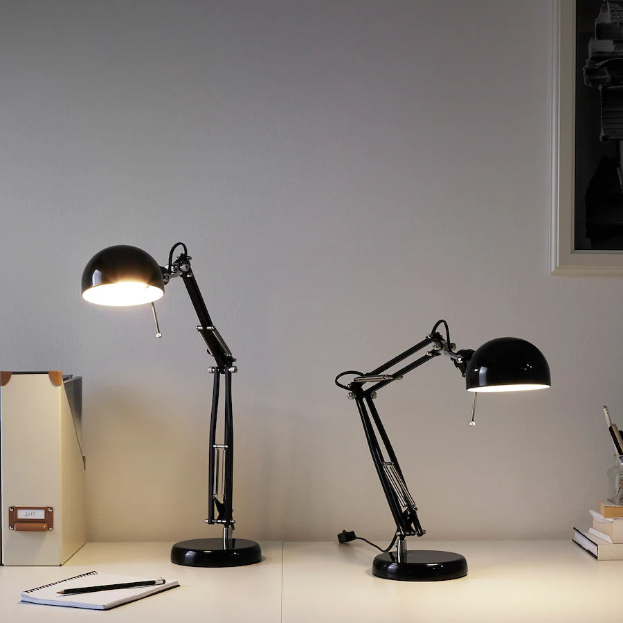 IKEA FORSÅ Work lamp, black