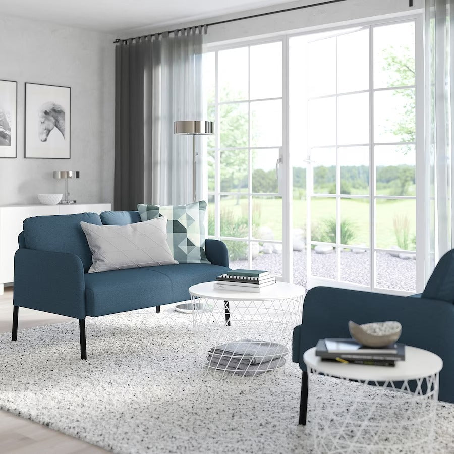 IKEA GLOSTAD 2-seat sofa, Knisa medium blue