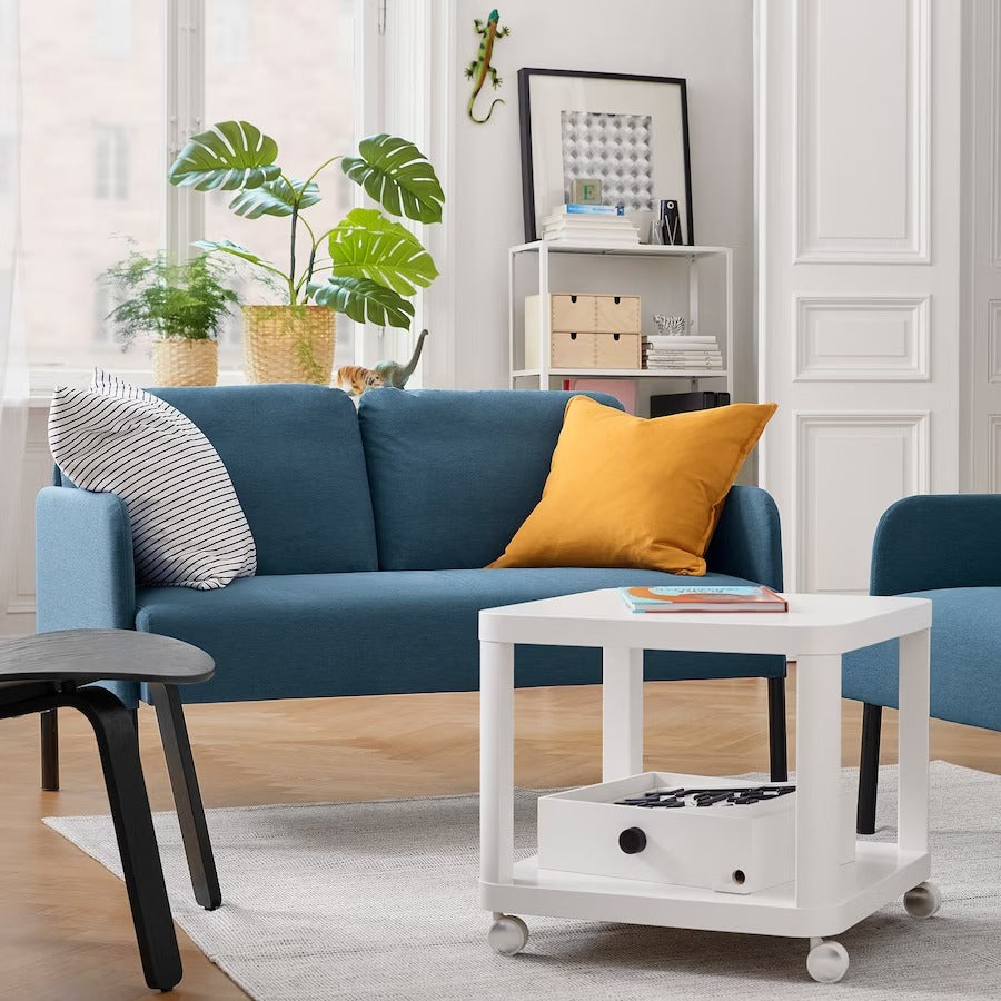 IKEA GLOSTAD 2-seat sofa, Knisa medium blue