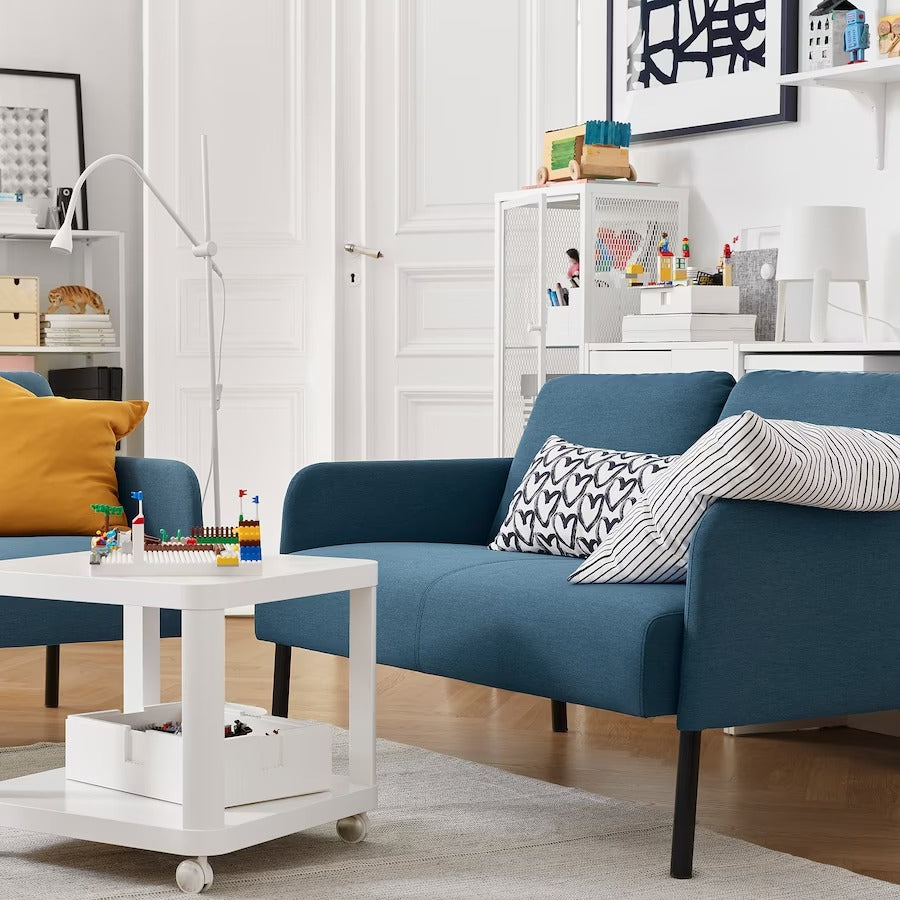 IKEA GLOSTAD 2-seat sofa, Knisa medium blue