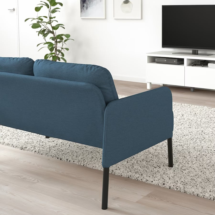 IKEA GLOSTAD 2-seat sofa, Knisa medium blue