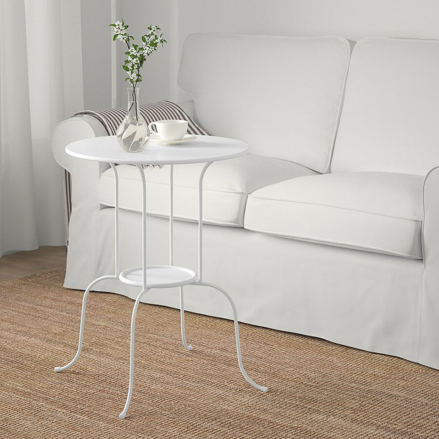 IKEA LINDVED Side table, white, 50x68 cm