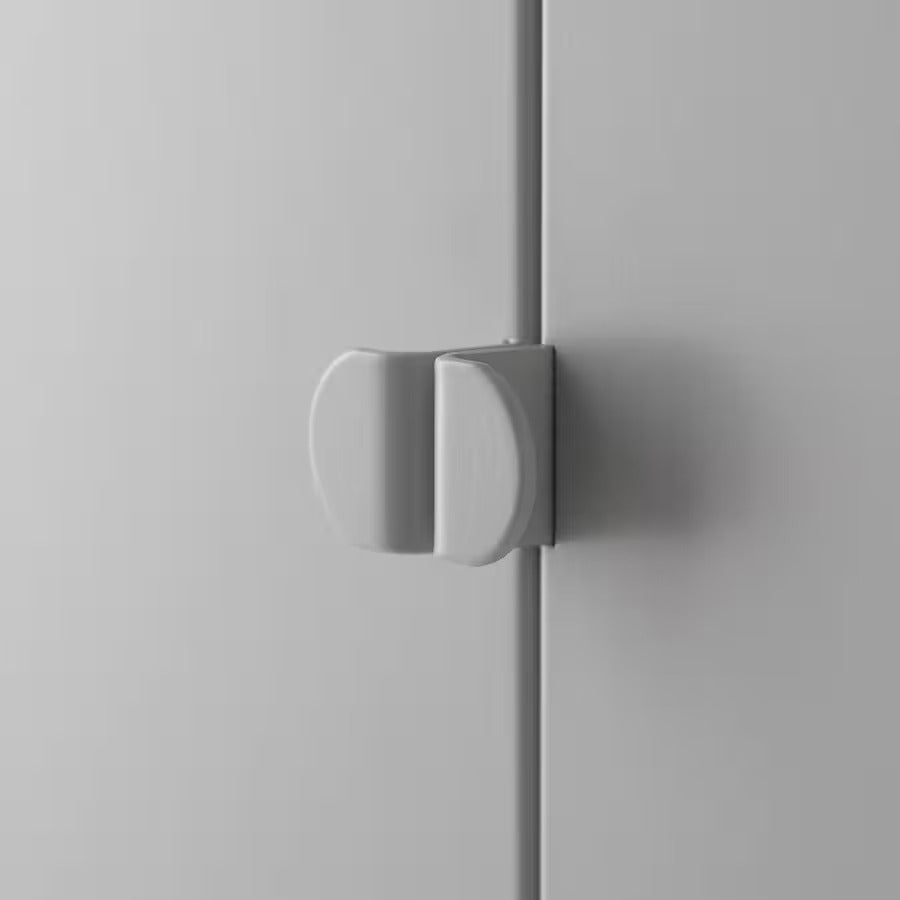 IKEA LIXHULT Cabinet, metal/grey, 60x35 cm