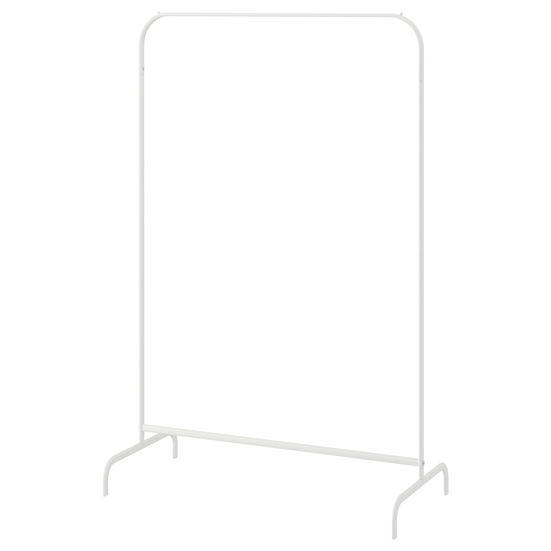 IKEA MULIG Clothes rack, white, 99x152 cm – 20PropsHouse