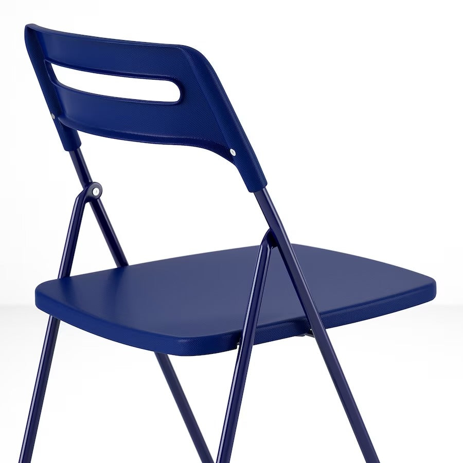 IKEA NISSE Folding chair, blue