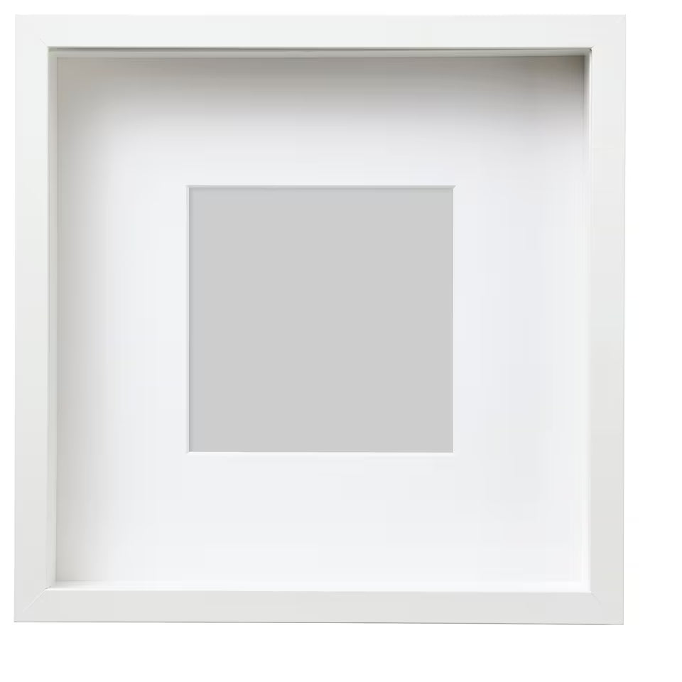 IKEA SANNAHED Frame, white, 25x25 cm