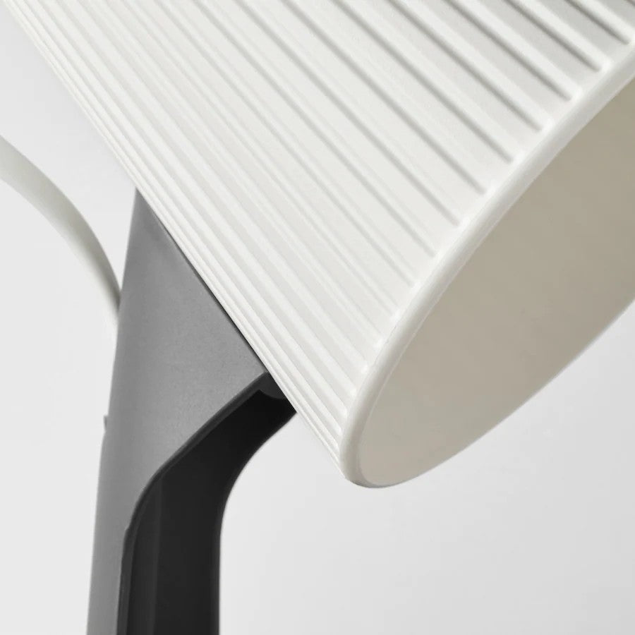 IKEA SVALLET Work lamp, dark grey/white